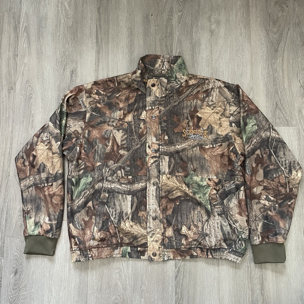 Scent-Lok Dakota XL Camo Jacket Mens Insulated Hunting Coat Pockets Camouflage